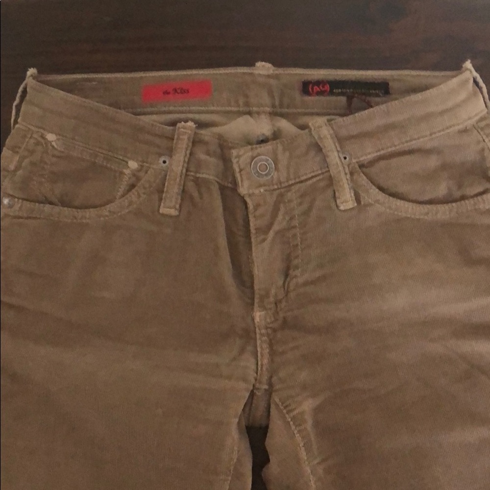 Corduroy pants khaki color